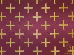 Шелк ЕФРОСИНИЯ, бордо с золотом, шир. 150 см, Рахманово Шелк ЕФРОСИНИЯ, бордо с золотом, шир. 150 см, Рахманово