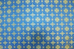 Шелк СВЕТЛАНА, голубой с золотом, шир. 150 см, Рахманово Шелк СВЕТЛАНА, голубой с золотом, шир. 150 см, Рахманово