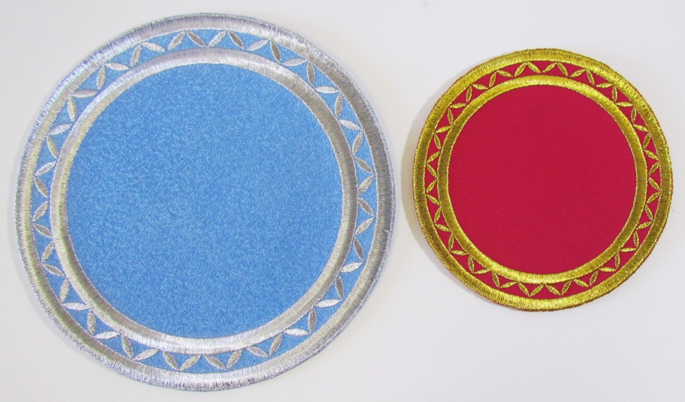 Салфетка под подсвечник, диам. 12, 15, 19 см