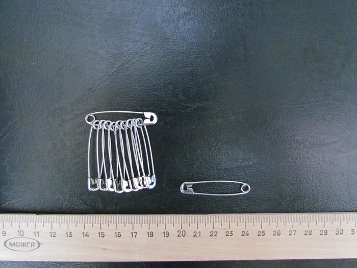 Булавки англ БОЛЬШИЕ №4, 10 шт