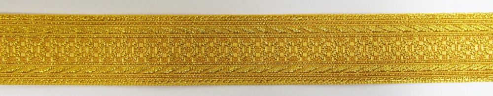 Галун РОМАШКА, желтый с золотом, шир. 2,2 см, РА