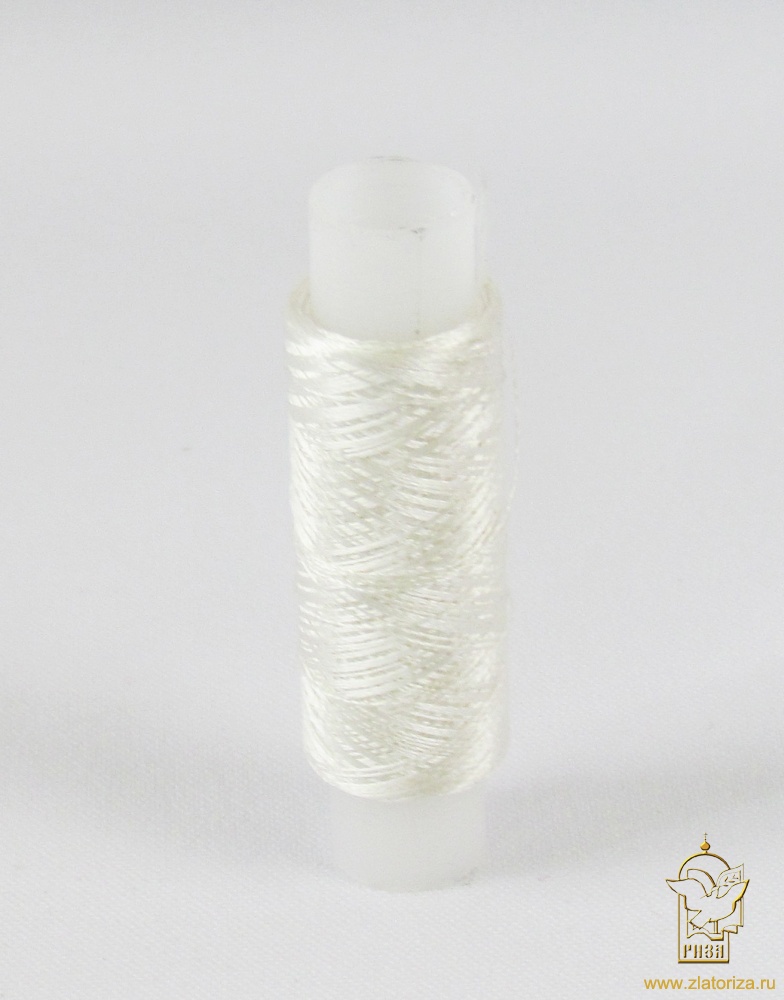 Нитки шелк 100%, новые, 65С, белые