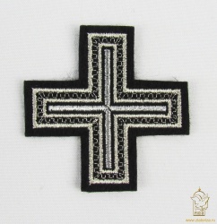 Крест 3 АНДРЕЕВСКИЙ, черный с серебром, 8-9 см Крест 3 АНДРЕЕВСКИЙ, черный с серебром, 8-9 см