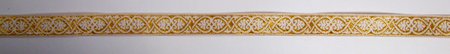 Галун АФИНЫ, белый с золотом, шир. 2,3 см, ФР