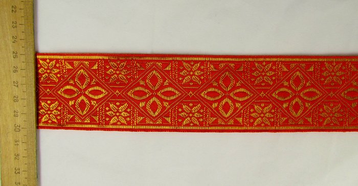 Тесьма жаккардовая, шир. 5-6 см