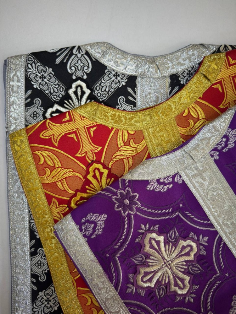 Епитрахиль дорожная с поручами, длина изделия 110 см