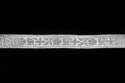 Галун ИНДИЯ ролик сереб. шир. 2 см