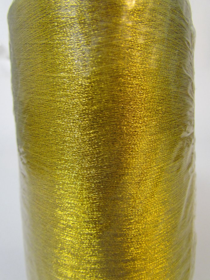 Нитки металлизир. золото, вышив, бобины