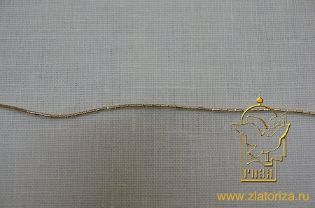 Канитель 57К золото, арт. 888 disco