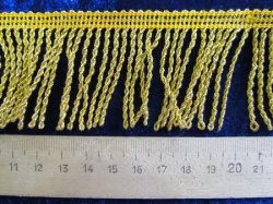 Бахрома золото 28 веревка, арт. 1002, 20 м