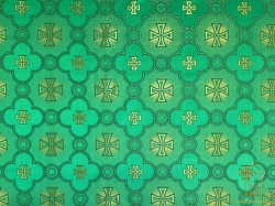 Шелк ФАВОР, зеленый с золотом. зол. 165 см Шелк ФАВОР, зеленый с золотом. зол. 165 см